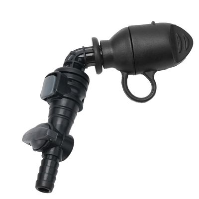 HUFFA Replacement Hydration Bags Bite Valves with Cover Water Bag Suction Nozzle for Camping Cycling Outdoor Sports Drink Tube Cap (Color : 45degree Angle Black)