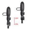 HUFFA Replacement Hydration Bags Bite Valves with Cover Water Bag Suction Nozzle for Camping Cycling Outdoor Sports Drink Tube Cap (Color : 45degree Angle Black) view 2