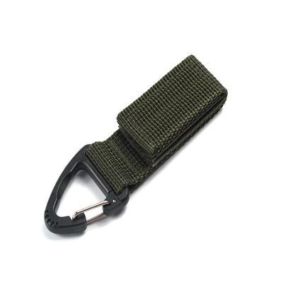 HUFFA Multi-Purpose Nylon Gloves Hook Work Gloves Safety Clip Outdoor Tactical Climbing Rope Camping Hanging Buck Outdoor Camping (Color : 2-Green)