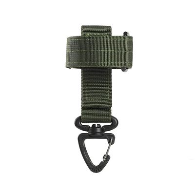 HUFFA Multi-Purpose Nylon Gloves Hook Work Gloves Safety Clip Outdoor Tactical Climbing Rope Camping Hanging Buck Outdoor Camping (Color : Green)