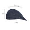 Chef Hat Breathable Cooking Waiters Catering Cap Cotton Unisex Working Hat for Restaurant Family Bakery BBQ Blue view 2