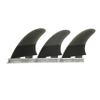bohally Fiberglass+Honeycomb Surfboard Fin (3) Glass Flex Thruster Surf Fin Style G7 - Tri Fin Thruster Set Surfboard fins Size L fins view 1