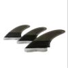 bohally Fiberglass+Honeycomb Surfboard Fin (3) Glass Flex Thruster Surf Fin Style G7 - Tri Fin Thruster Set Surfboard fins Size L fins view 3