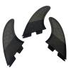 bohally Fiberglass+Honeycomb Surfboard Fin (3) Glass Flex Thruster Surf Fin Style G7 - Tri Fin Thruster Set Surfboard fins Size L fins view 4