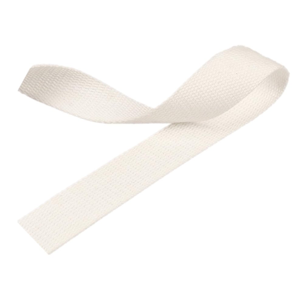 3/4 inch 5 Yard Webbing Strap - Cotton Webbing Tape for Bag Straps, Cargo/Luggage Strapping, DIY Craft, Dog Collar