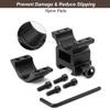 KKIKK 1 inch Scope Rings, 2-PCS High Scope Mount Rings for Picatinny Rail view 2