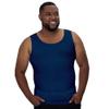 QORE LOGIQ Gynecomastia Compression Shirts for Men - Sleeveless Slimming Undershirts Tummy Control and Body Shaper Tank Top Navy XL view 2