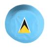 Cute Funny Saint Lucia Flag Bucket Hats Fashion Sun Cap Packable Outdoor Fisherman Hat for Women Men Adults view 4