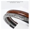 FUERU Car Steering Wheel Cover Set Car Steering Wheel Cover Wood Grain Leather Soft and Breathable Car Interior (Color : 5#) view 3