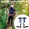 Homaisson Tree Climbing Spikes Set, Adjustable Tree Climbing Spikes, Portable Tree Climbing Gears with Safety Belt, Climbing Tool for Hunting Observation, Fruit Picking view 2
