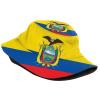 Cute Ecuador Flag Bucket Hats Fashion Sun Cap Summer Outdoor Ecuadorian Fisherman Cap for Adults Women Men view 2