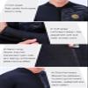 clhjinruoliu Men's 5MM Neoprene Wetsuits Top Jacket, Front Zipper Long Sleeves Diving Suit,L view 4