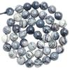 4mm Black Zebra Jasper Gemstone Black White Round Loose Beads 15 inch Full Strand CHIK-STRD-53315 view 1