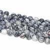 4mm Black Zebra Jasper Gemstone Black White Round Loose Beads 15 inch Full Strand CHIK-STRD-53315 view 2