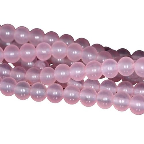 6mm Rose Pink Jade Gemstone Pink Round 6mm Loose Beads 15 inch Full Strand CHIK-STRD-53628