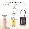 SURE LOCK Mini TSA Approved Keyed Luggage Locks, Yellow, 4-Pack view 3