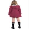 Betusline Girl's Trench Coat, Single Breasted Windbreaker Jacket Hoodie Dress Coat Outerwear for Girl,1# Wine Red,6-7 Years = Tag 130 view 4
