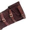 TASBERN Pirate Leg Covers for Men Medieval and Renaissance Faux Leather Costume Accessories Steampunk Footwear Cover for Boots Brown Adjustable view 4