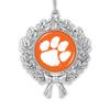 61946 Clemson Team Logo Wreath Ornament view 1
