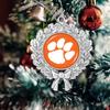 61946 Clemson Team Logo Wreath Ornament view 2