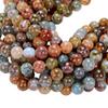 6MM Flower Ocean Jasper Gemstone Grade AAA Round Beads 7.5 inch Half Strand CHIK-STRD-53445 view 1