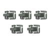 HUFFA Drink Tube Clip Water Pipe Hose Clamp Backpack Webbing Buckle Outdoor Camp Attach Web Hydration Bladder (Color : 5Pcs ArmyGreen) view 1