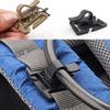 HUFFA Drink Tube Clip Water Pipe Hose Clamp Backpack Webbing Buckle Outdoor Camp Attach Web Hydration Bladder (Color : 5Pcs ArmyGreen) view 4