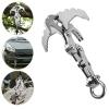 HUFFA Folding Gravity Grab Hook Outdoor Rock Climbing Rescue Claw Survival Mountaineering Hook Tool Multifunctional Stainless Steel view 2