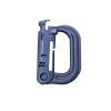 HUFFA Attach Plasctic Shackle Carabiner D-Ring Clip Webbing Backpack Buckle Snap Lock Grimlock Camp Hike Mountain Climb Outdoor (Color : Navy) view 1