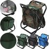 Camping Chair, Beach Chair Folding Folding Chair 2-in-1 Folding Fishing Chair Bag Camping Fishing Chair Stable Comfortable Stool Portable Backpack Seat Bag Economic Fishing Chair ( Color : Cream ) view 3