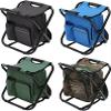 Camping Chair, Beach Chair Folding Folding Chair 2-in-1 Folding Fishing Chair Bag Camping Fishing Chair Stable Comfortable Stool Portable Backpack Seat Bag Economic Fishing Chair ( Color : Cream ) view 4