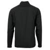 Cutter & Buck Men's Black Philadelphia Eagles Gridiron Classics Big & Tall Adapt Eco Knit Hybrid Recycled Full-Zip Jacket view 3