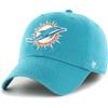 47 Men's Aqua Miami Dolphins Franchise Logo Fitted Hat view 1
