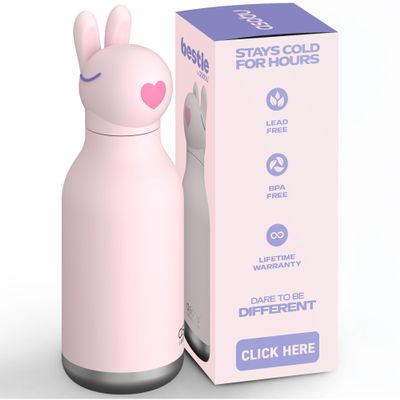 asobu Bestie Water Bottle, Cute Collectible Character, Leak Proof, BPA Free