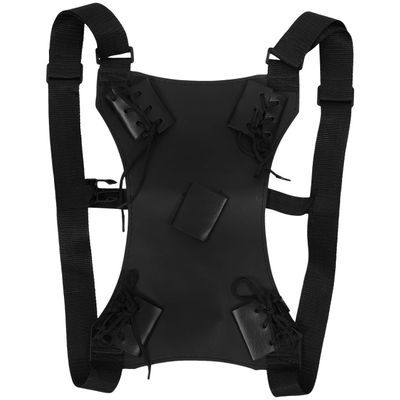Angoily Leather Sword Carry Strap Dual Shoulder Backpack for Cosplay and Martial Arts Props with 2-Sword Capacity