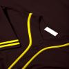 DIGITMON Men's Baseball Jersey Button Down Premium Two-Striped T Shirts Sports Uniform, BROWNYELLOW Large view 4