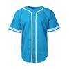 DIGITMON Men's Baseball Jersey Button Down Premium Two-Striped T Shirts Sports Uniform, TURQWHITE Large view 3