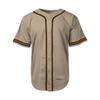 DIGITMON Men's Baseball Jersey Button Down Premium Two-Striped T Shirts Sports Uniform, KHAKIBROWN X-Large view 3