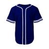 DIGITMON Men's Baseball Jersey Button Down Premium Two-Striped T Shirts Sports Uniform, NAVYWHITE Large view 3