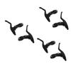 BESPORTBLE 2sets Bicycle Brake Pads Road Bike C-Brake Pad Rubber and Aluminum Alloy Noise- V-Shaped Tank Left and Right Pair 2pairs*2