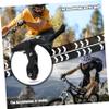 BESPORTBLE 2sets Bicycle Brake Pads Road Bike C-Brake Pad Rubber and Aluminum Alloy Noise- V-Shaped Tank Left and Right Pair 2pairs*2 view 2