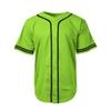 DIGITMON Men's Baseball Jersey Button Down Premium Two-Striped T Shirts Sports Uniform, NEONBLACK X-Large view 3