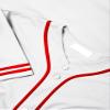 DIGITMON Men's Baseball Jersey Button Down Premium Two-Striped T Shirts Sports Uniform, WHITERED2 2X-Large view 4