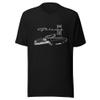 1963 Galaxie 4 Door Classic Car Unisex t-Shirt Black view 1