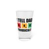 Beer Glass Pint 16oz Hilarious Dad Jokes Periodically Comical Outfit Humorous Scrabble Leisure Family Bonding 16oz view 1