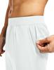 Blouty Men's Joggers Pants with Zipper Pockets Stretch Workout Athletic Sweatpants Gym Golf Joggers for Men Casual Running (White, S) view 4