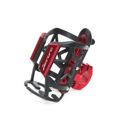 WilsEm for Benelli for Leoncino500 for Leoncino250 for Leoncino 500 250 Motorcycle Travel Essentials CMC Water Bottle Holder Drinks Cup Holder Water Bottle Holder (Color : Red)