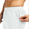 Blouty Men's Joggers Pants with Zipper Pockets Stretch Workout Athletic Sweatpants Gym Golf Joggers for Men Casual Running (White, XXL) view 4