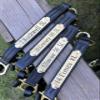 Leaders Leather Halter for Horses with Customized Engraved Name Plate Option Halter for Horse Black/Brass (Large Horse/Oversize) view 2