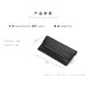 FUB PU Leather Soft Bag Sunglasses Portable Eyeglass Case Lightweight Woven Plain Presbyopic Case (Black Horizontal) view 2